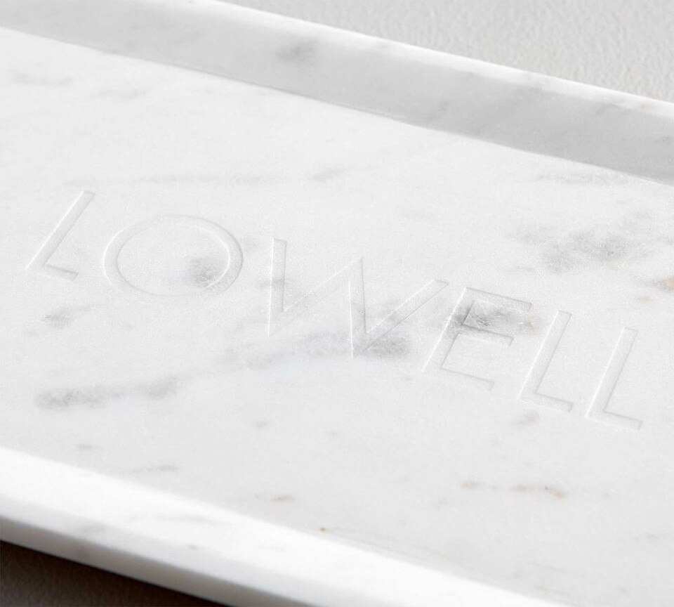 White Marble Long Cheese Board