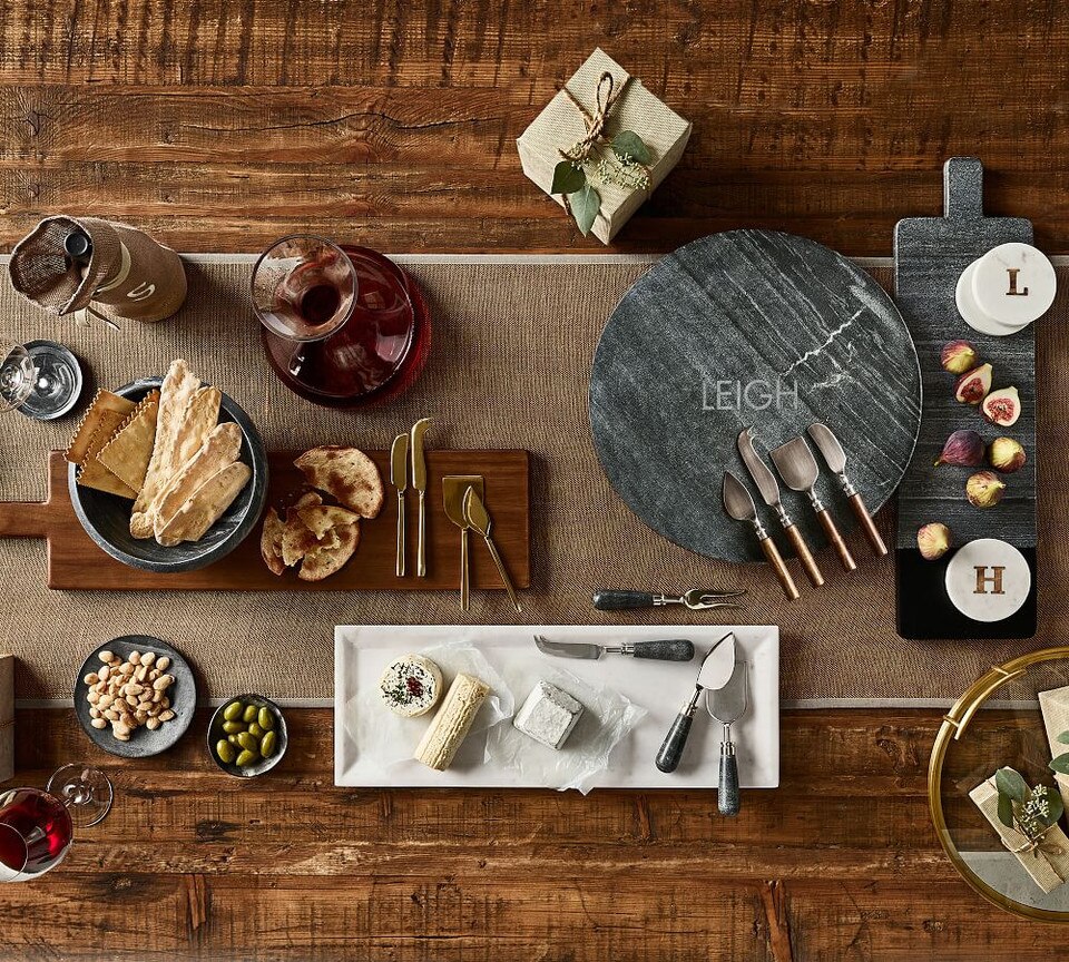 White Marble Long Cheese Board