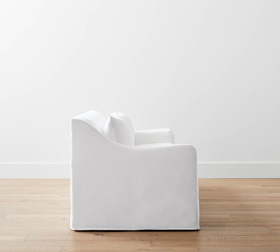Marina Slope Arm Slipcovered Sofa