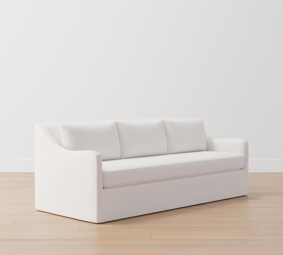 Marina Slope Arm Slipcovered Sofa