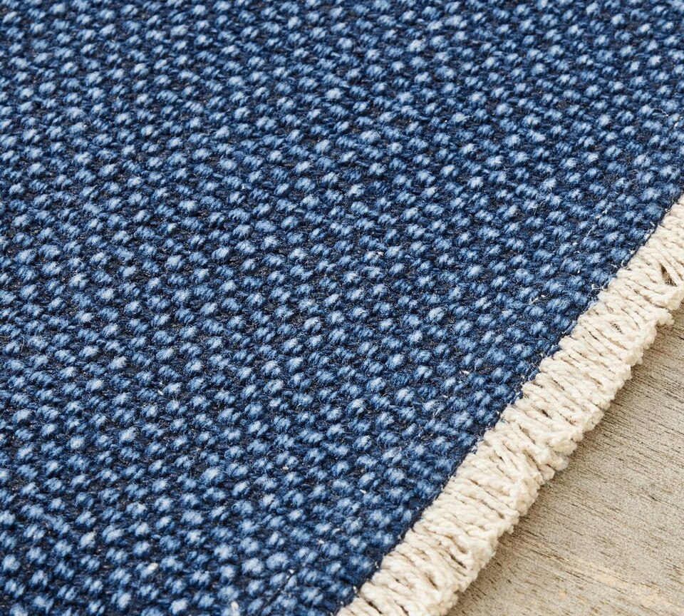 Mason Handwoven Cotton Fringe Table Runner