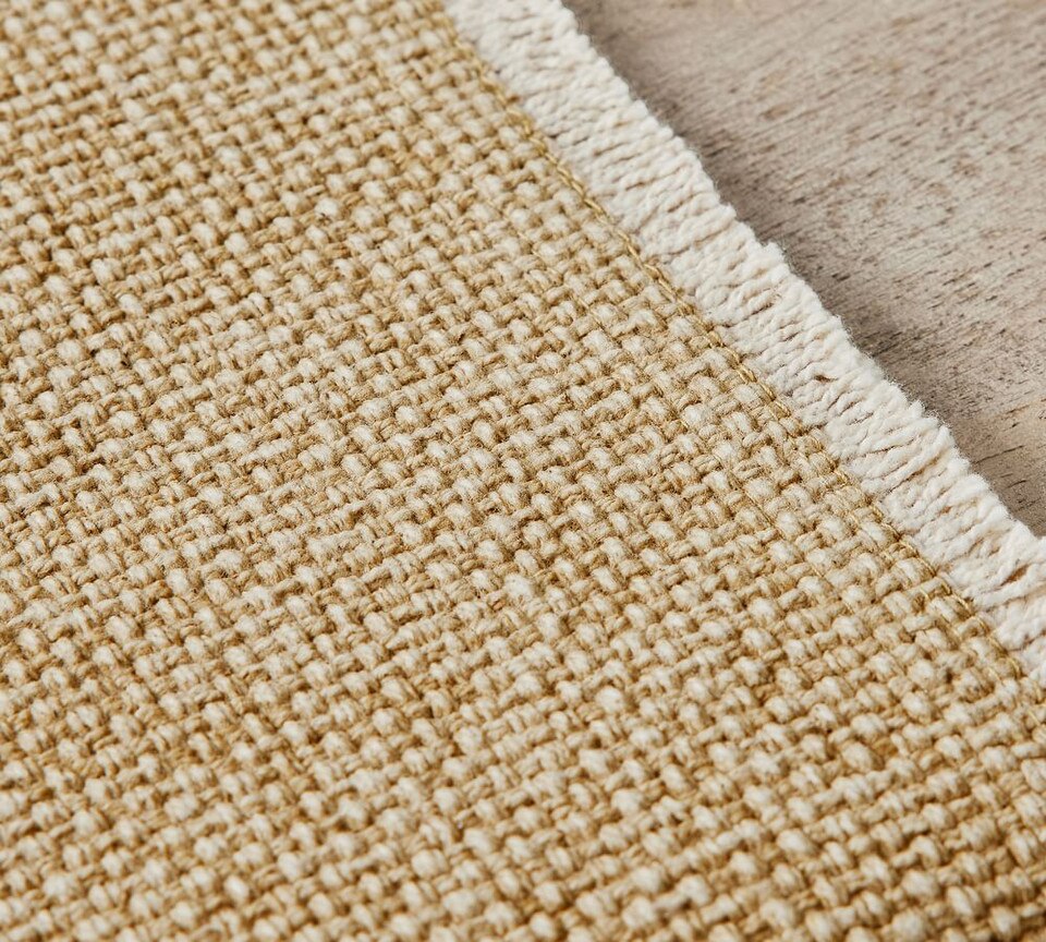 Mason Handwoven Cotton Fringe Table Runner
