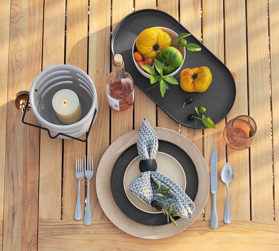 Mason Modern Melamine Dinner Plates