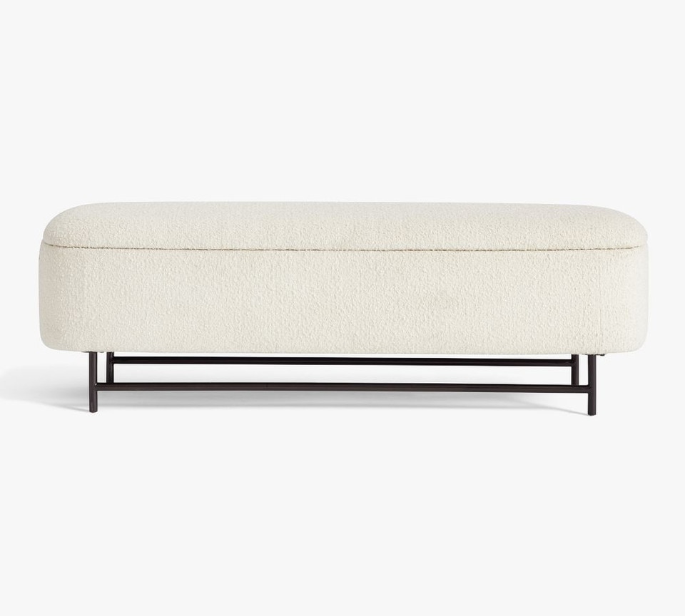 Melrose Upholstered Storage Bench (145 cm)
