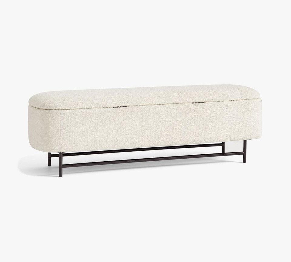 Melrose Upholstered Storage Bench (145 cm)