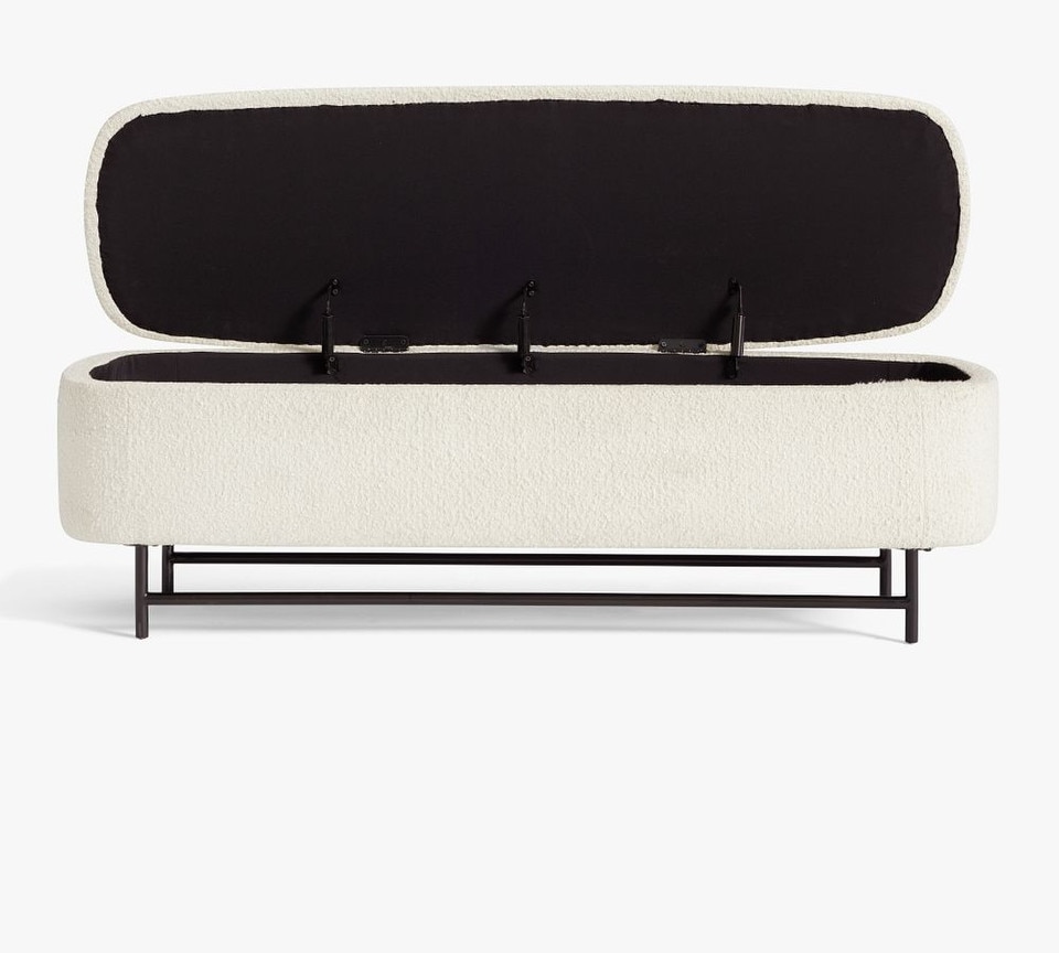 Melrose Upholstered Storage Bench (145 cm)