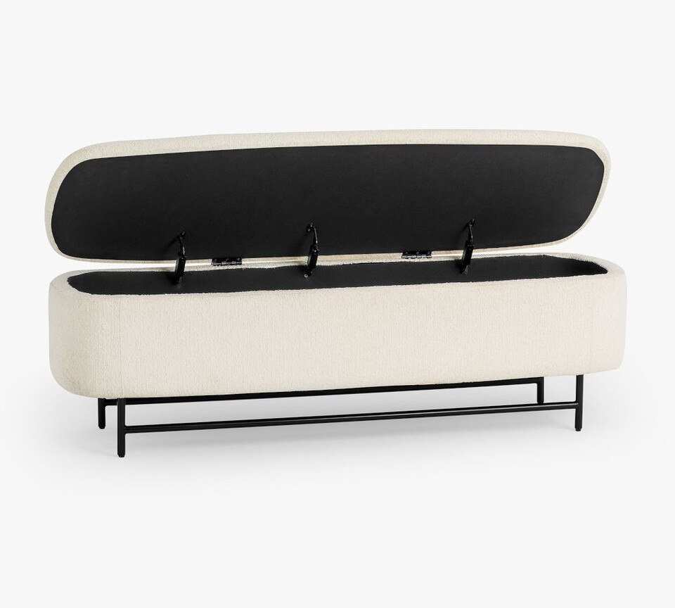Melrose Upholstered Storage Bench (145 cm)