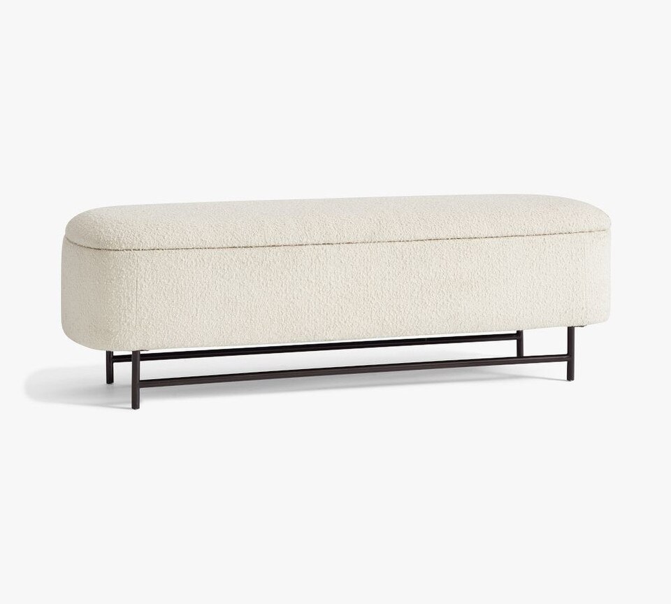 Melrose Upholstered Storage Bench (145 cm)