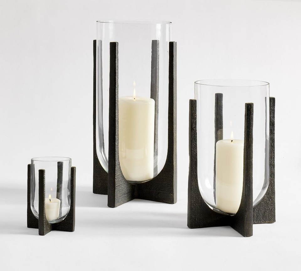 Mesa Black Cast Iron Hurricanes