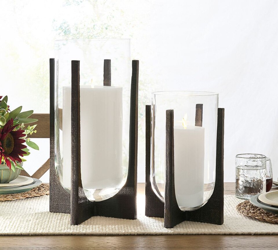 Mesa Black Cast Iron Hurricanes