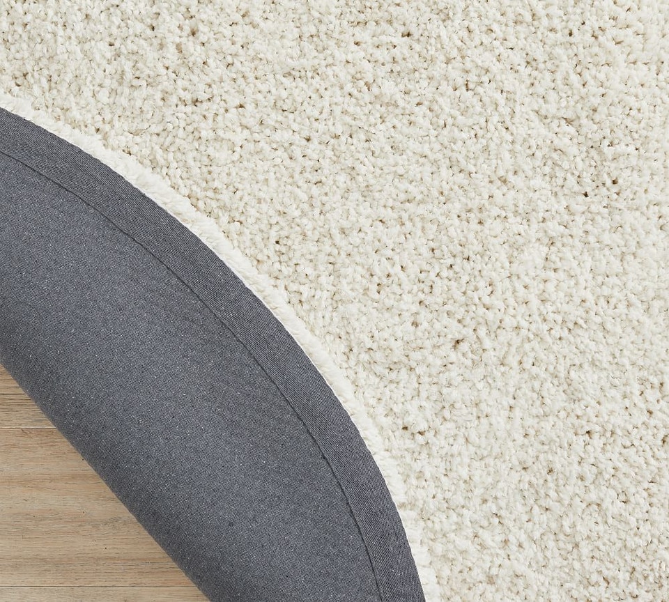 Microplush Shag Easy Care Rug - Ivory