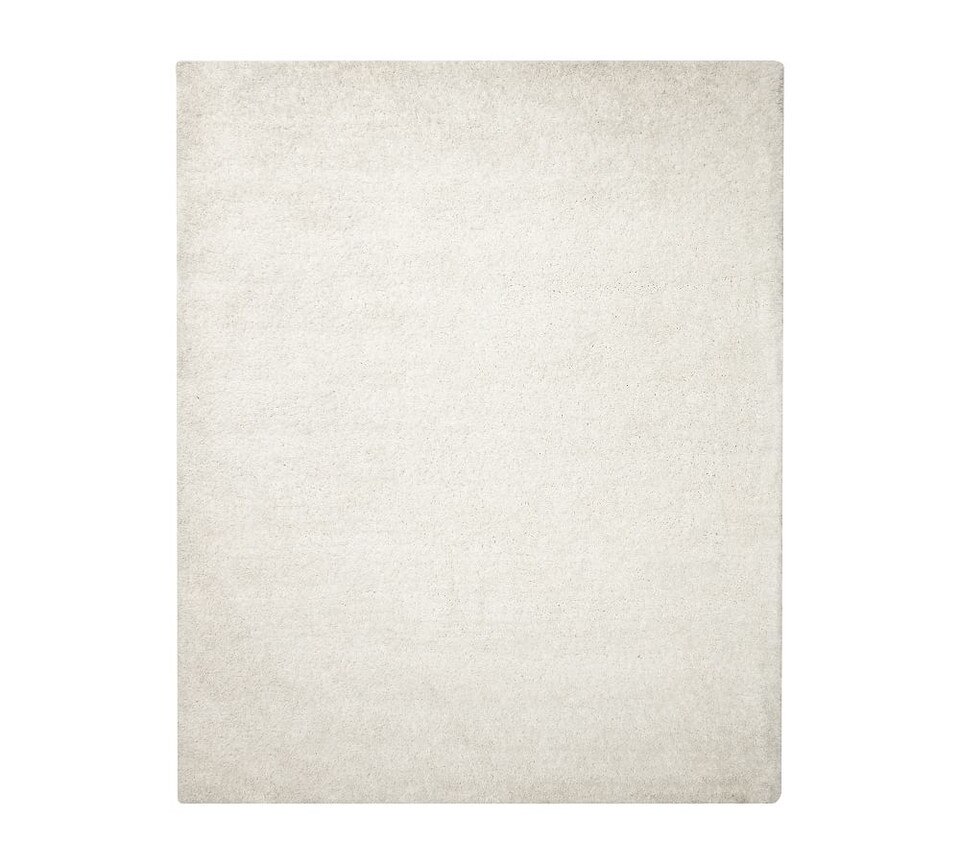 Microplush Shag Easy Care Rug - Ivory