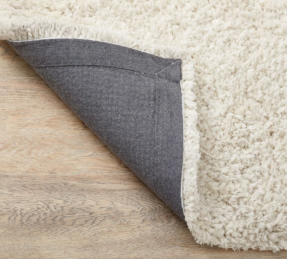Microplush Shag Easy Care Rug - Ivory