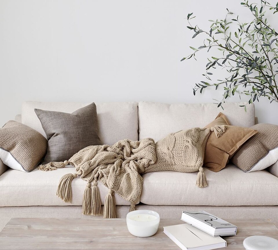 Tonal Palette Cushion Collection - Camels