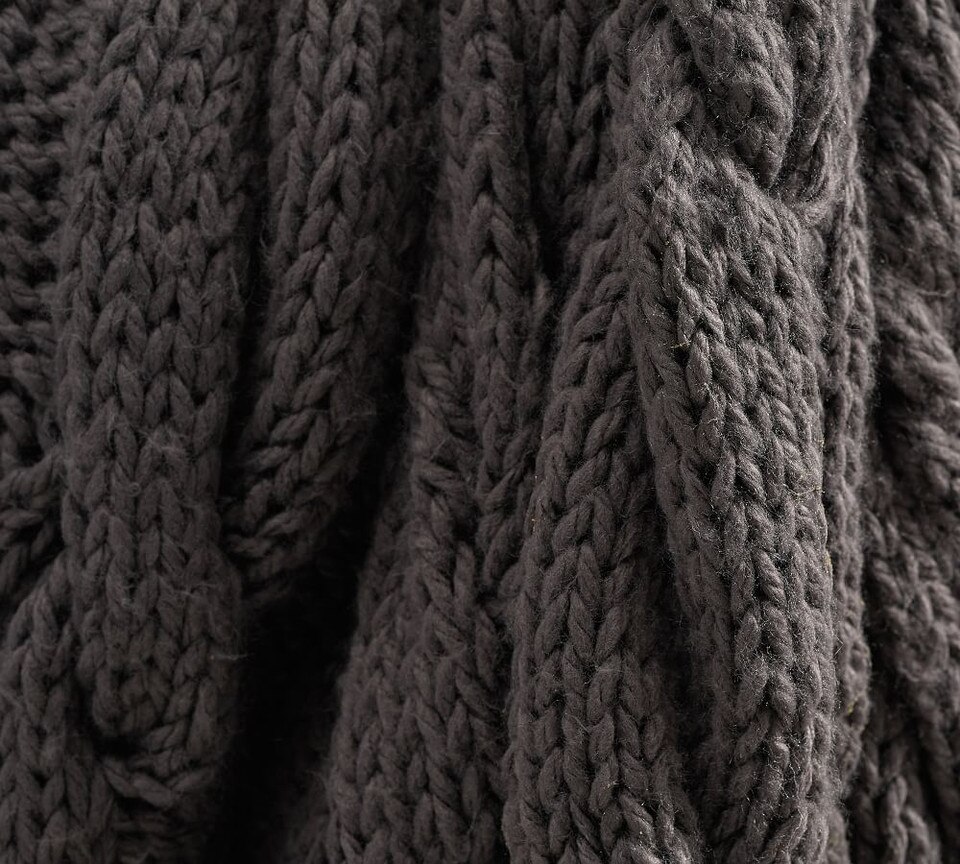 Tonal Palette Cushion Collection - Charcoal