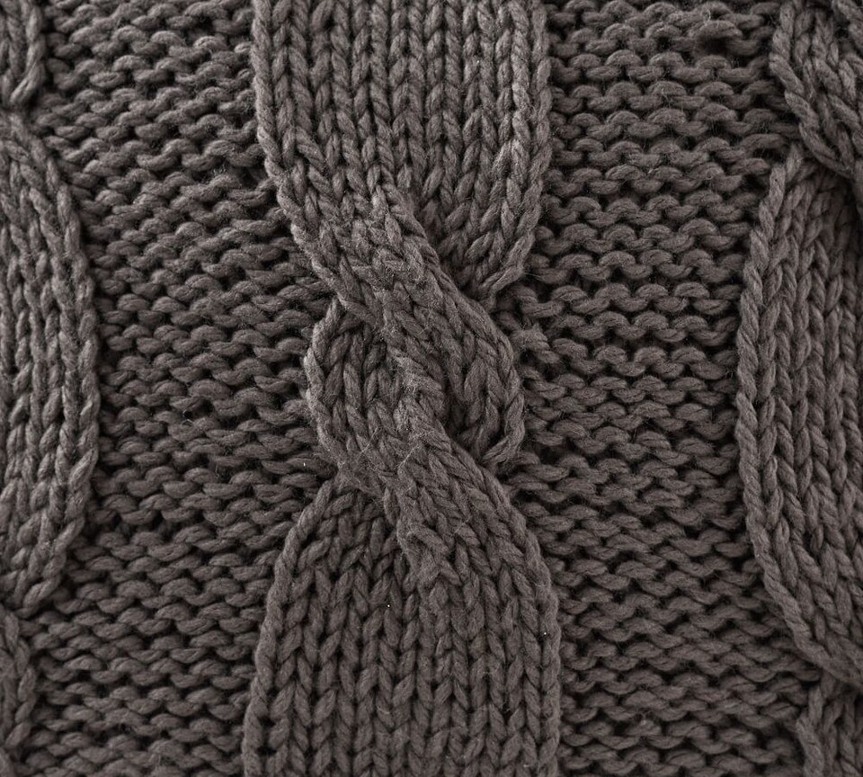 Tonal Palette Cushion Collection - Charcoal