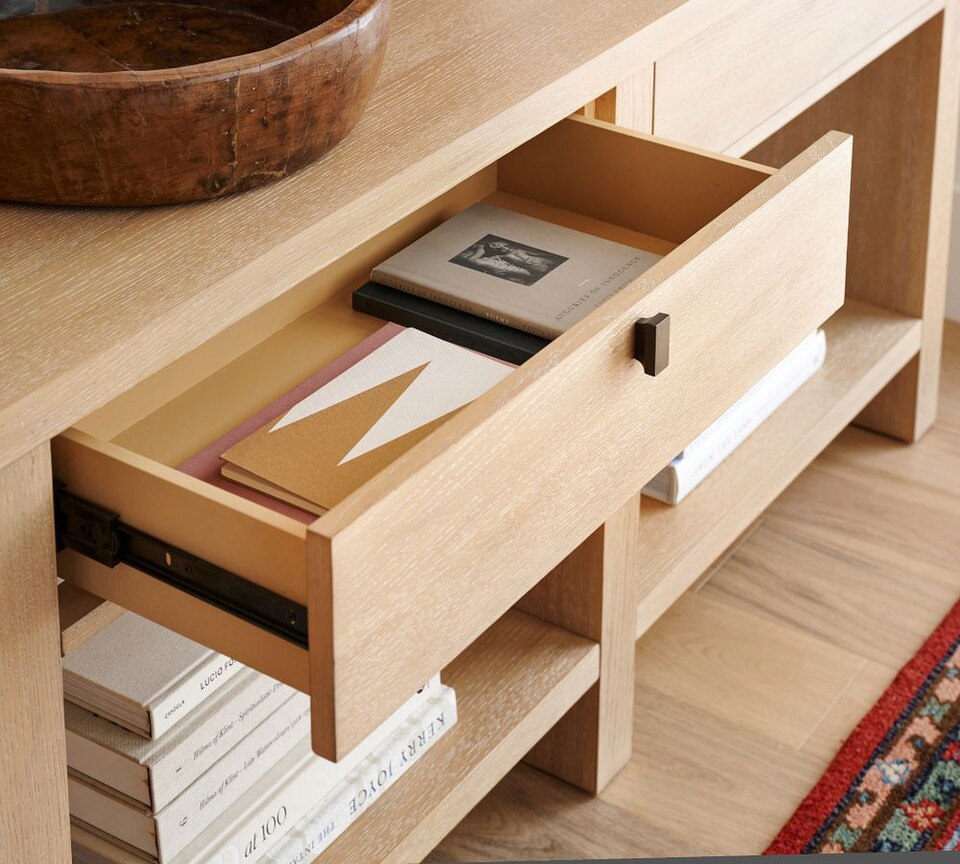 Modern Farmhouse Rectangular Console Table