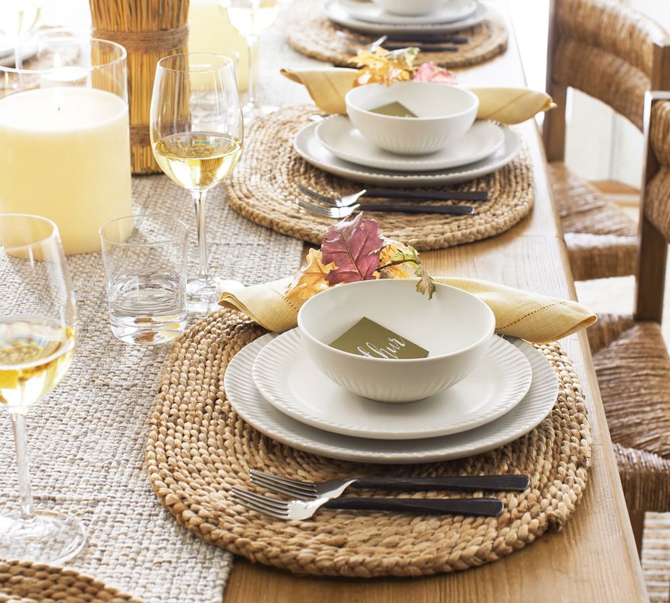 Mori Oval Coil Handwoven Jute Placemats