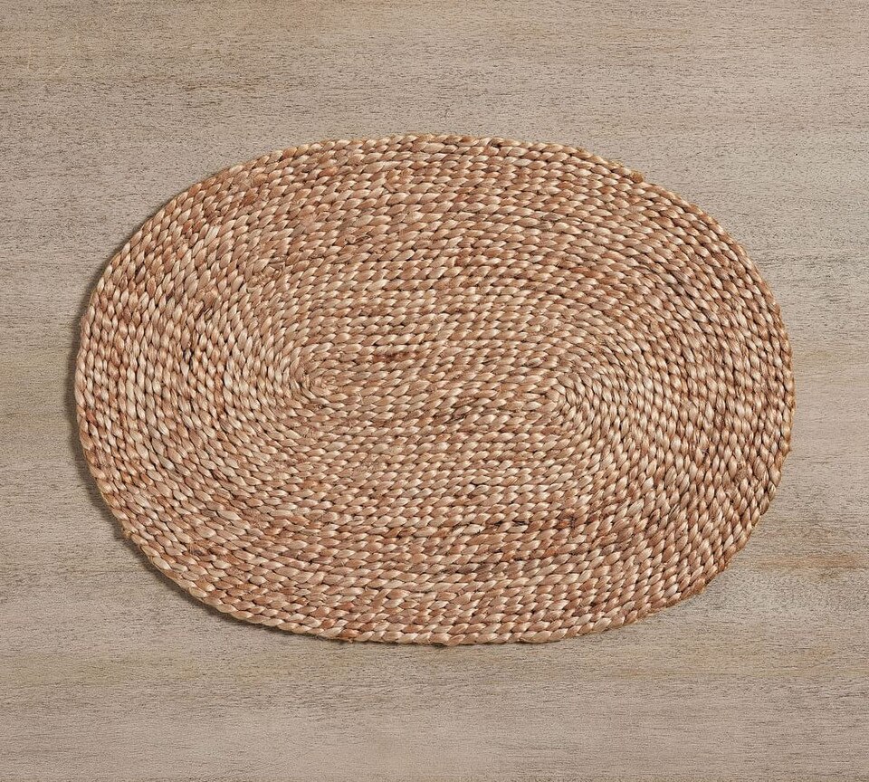 Mori Oval Coil Handwoven Jute Placemats