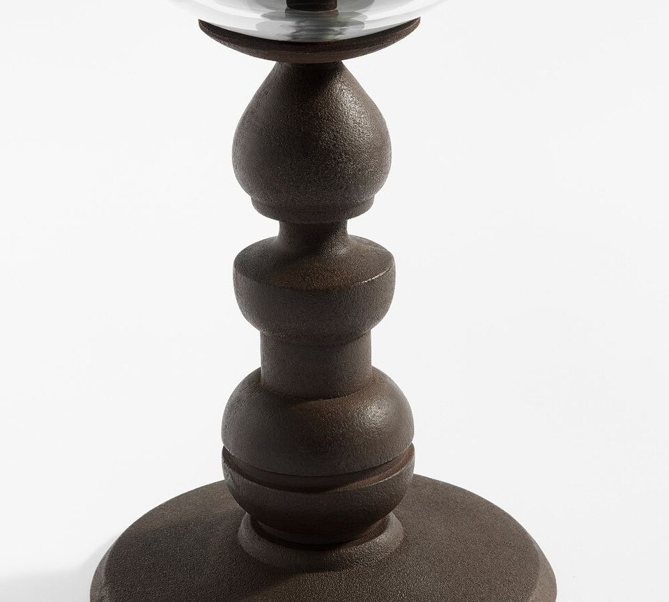 Napa Pillar Hurricane Candleholder