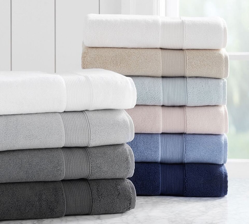 PB Classic 820-Gram Weight Bath Towels | Pottery Barn ...