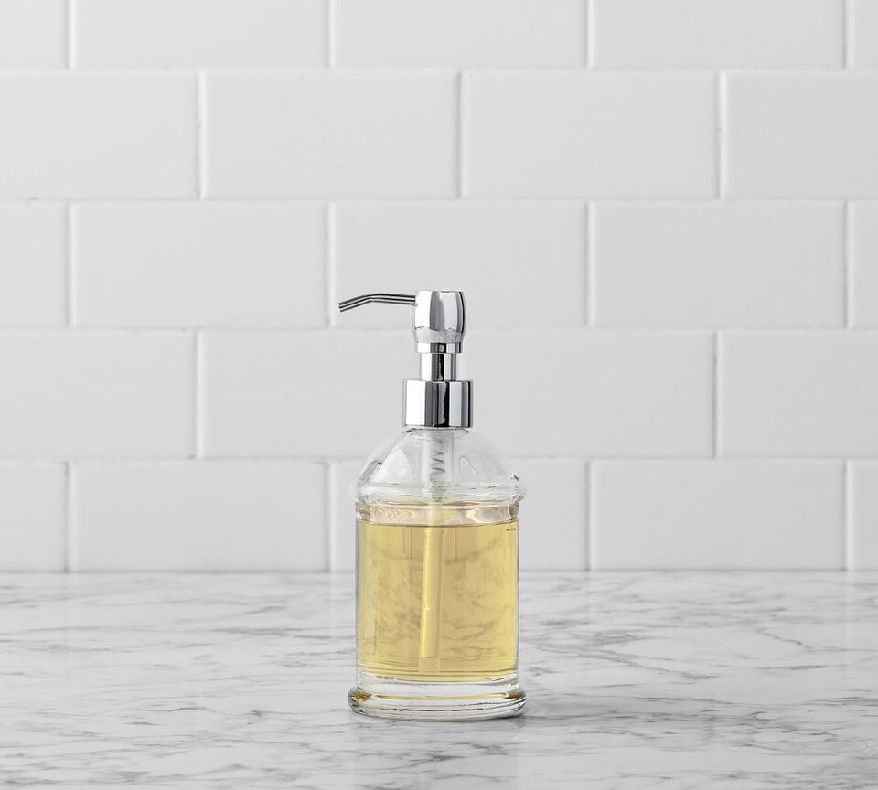 Classic Handcrafted Glass Bathroom Accessories