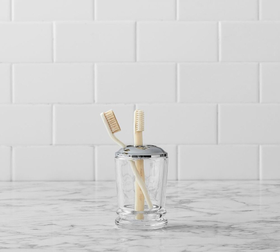 Classic Handcrafted Glass Bathroom Accessories