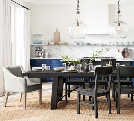 Classic Dining Pottery Barn Kitchen Chair Cushions Classic Slope