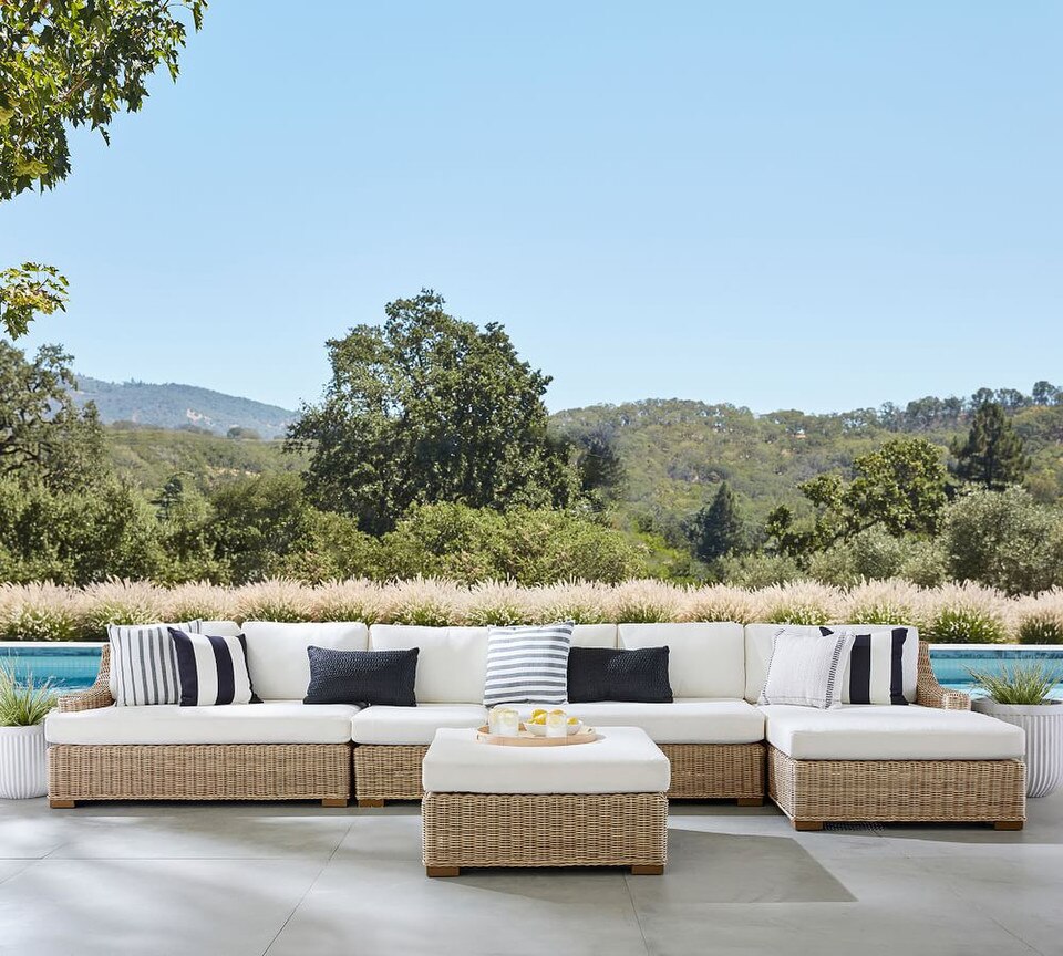Classic Striped Outdoor Cushion