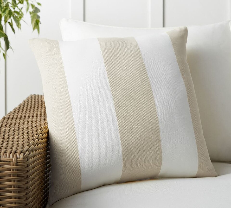 Classic Striped Outdoor Cushion