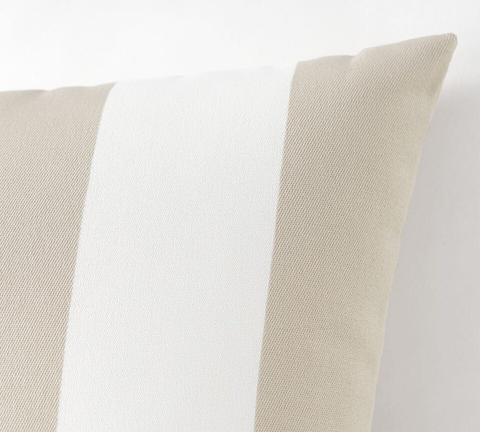 Classic Striped Outdoor Cushion