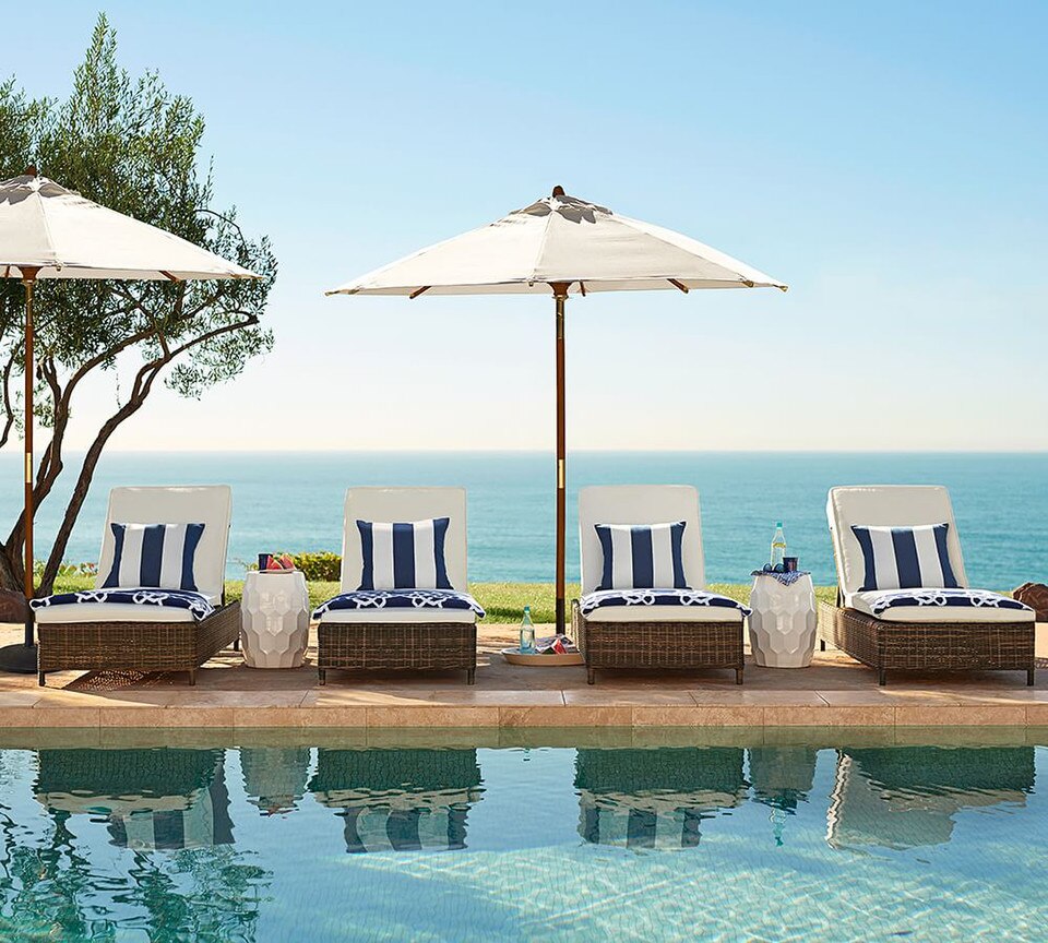 Classic Striped Outdoor Cushion