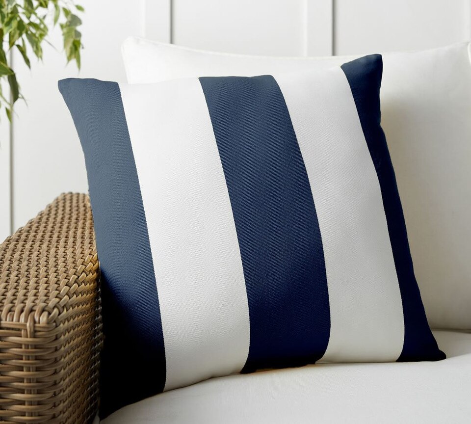 Classic Striped Outdoor Cushion