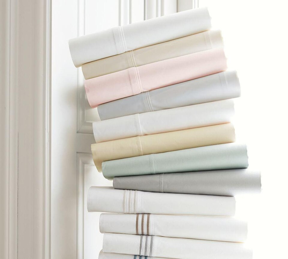 PB Classic 400-Thread-Count Organic Percale Pillowcases - Set of 2