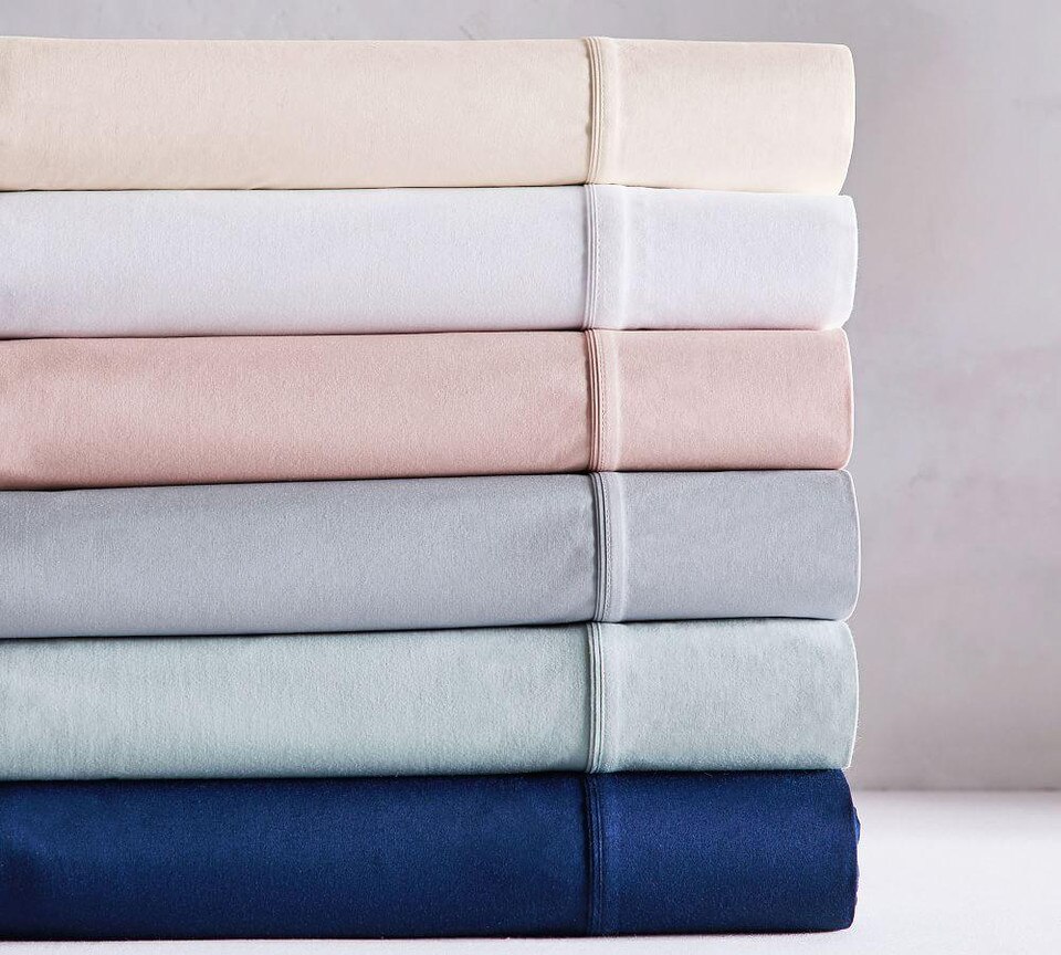 PB Classic 400-Thread-Count Organic Percale Pillowcases - Set of 2