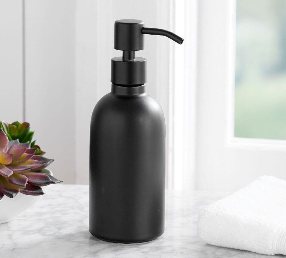 Matte Black Ceramic Bath Accessories
