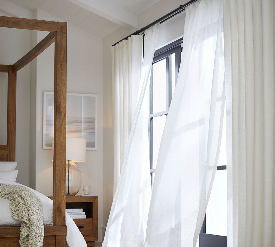 Standard Double Curtain Rod & Wall Bracket