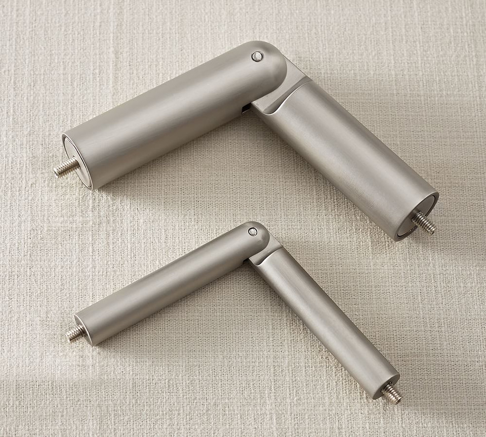 Pb Standard Curtain Rod Corner Clip Pewter Finish