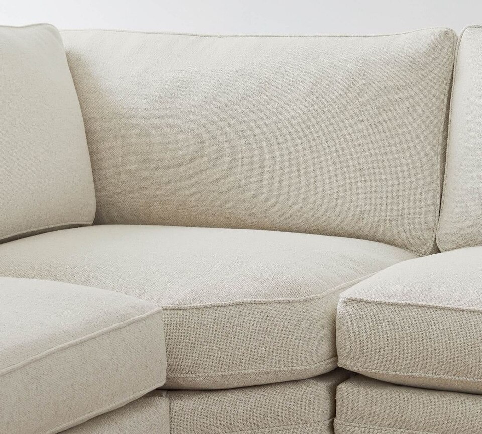 Pearce Roll Arm Upholstered 3-Piece L-Sectional with Wedge (307 cm)