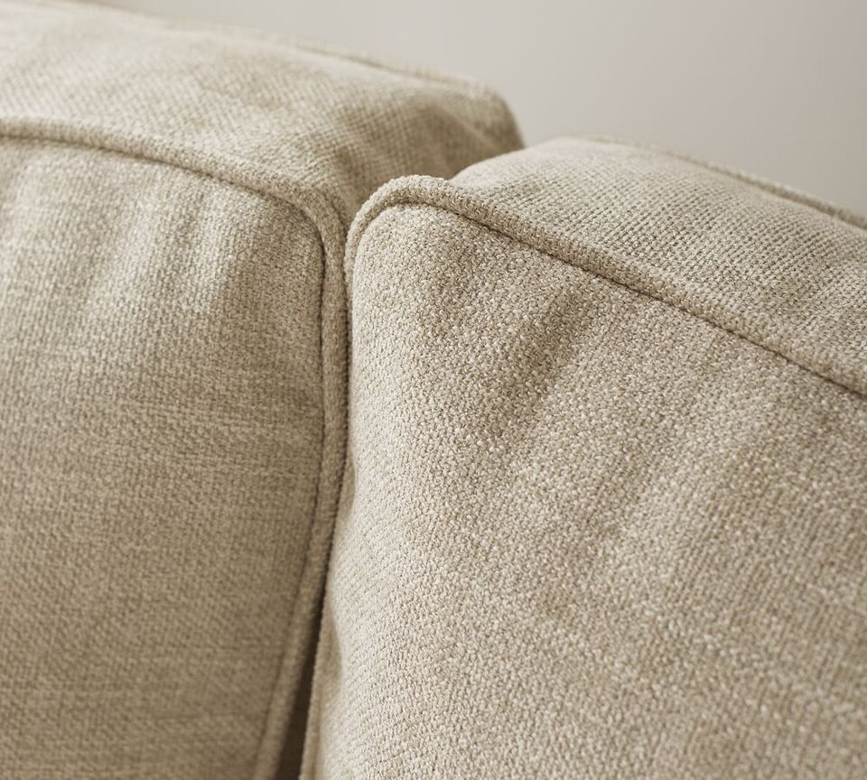 Pearce Roll Arm Upholstered 3-Piece L-Sectional with Wedge (307 cm)