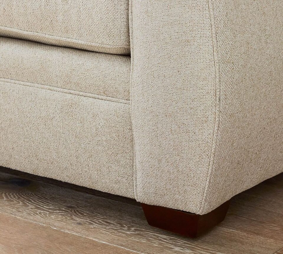 Pearce Roll Arm Upholstered 3-Piece Sectional with Wedge (311 cm)