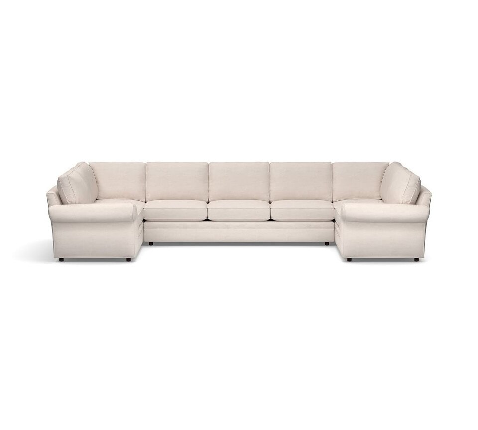 Pearce Roll Arm Upholstered U-Shaped Sectional (401 cm)