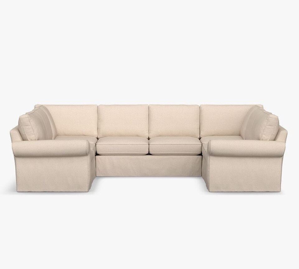 Pearce Roll Arm Upholstered U-Shaped Sectional (401 cm)