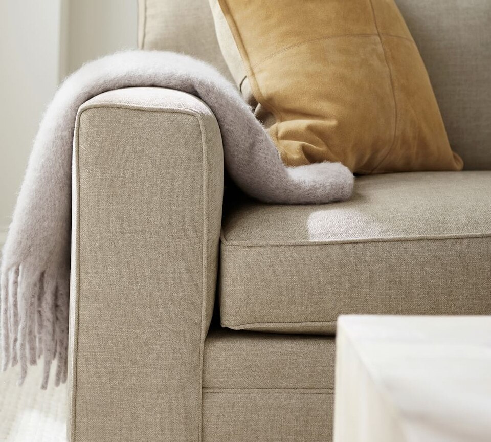 Pearce Square Arm Upholstered 3-Piece L-Sectional with Wedge (300 cm)