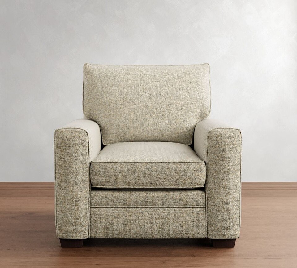 Pearce Square Arm Upholstered Armchair (99 cm)