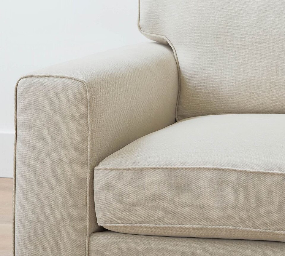 Pearce Square Arm Upholstered Sofa Chaise Sectional (260 cm)