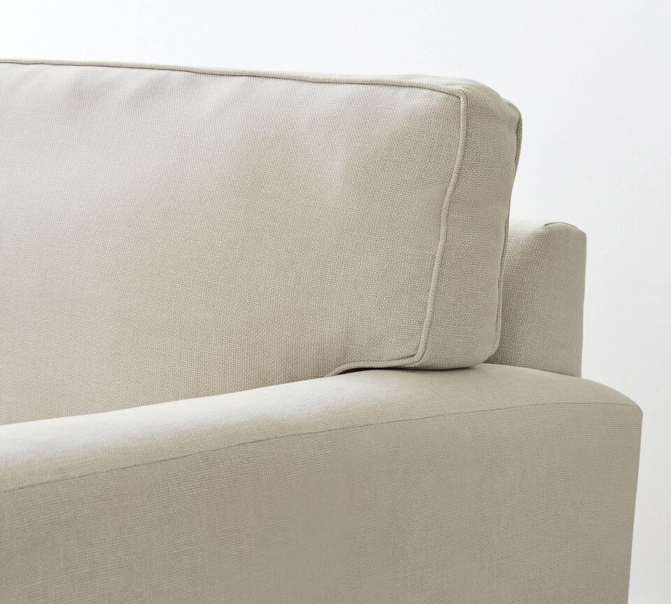 Pearce Square Arm Upholstered Sofa Chaise Sectional (260 cm)