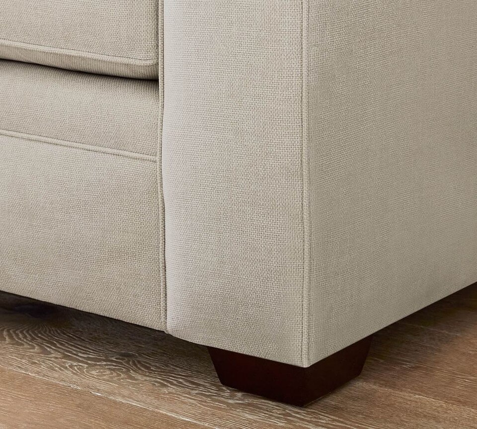 Pearce Square Arm Upholstered Sofa Chaise Sectional (260 cm)