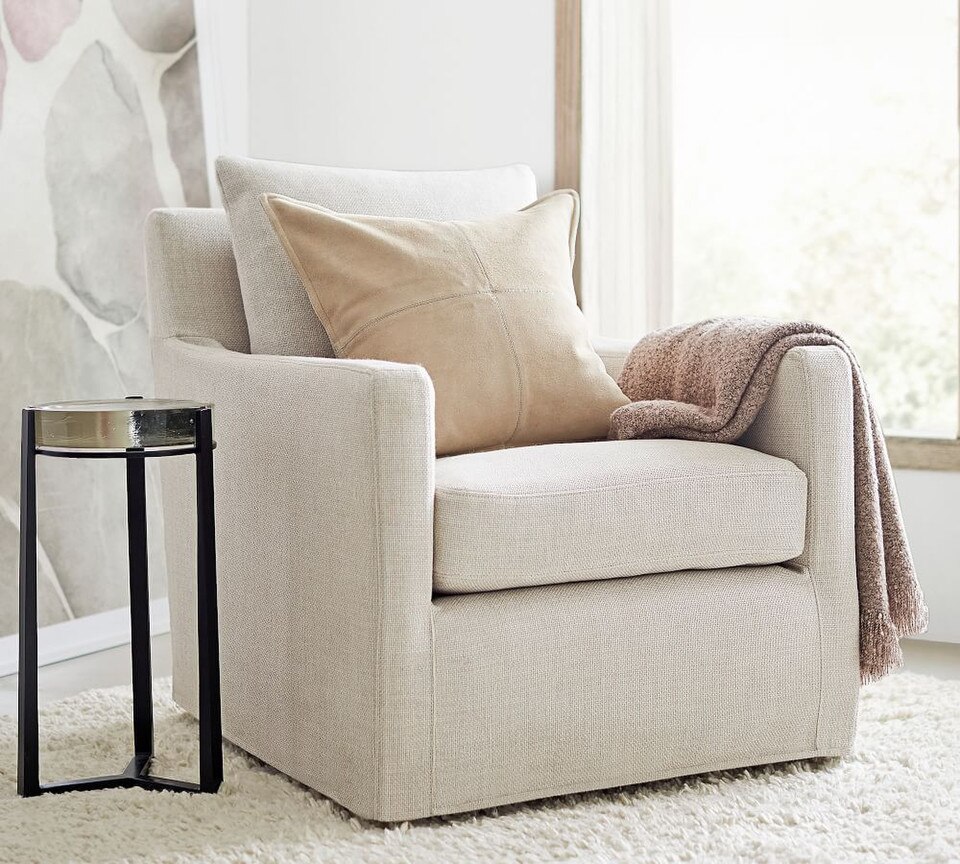 Pieced Suede Cushion