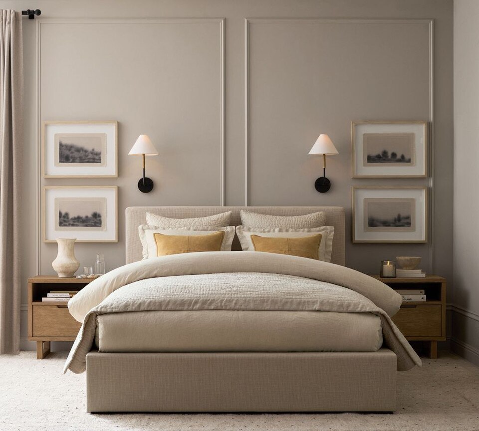Pieced Suede Cushion